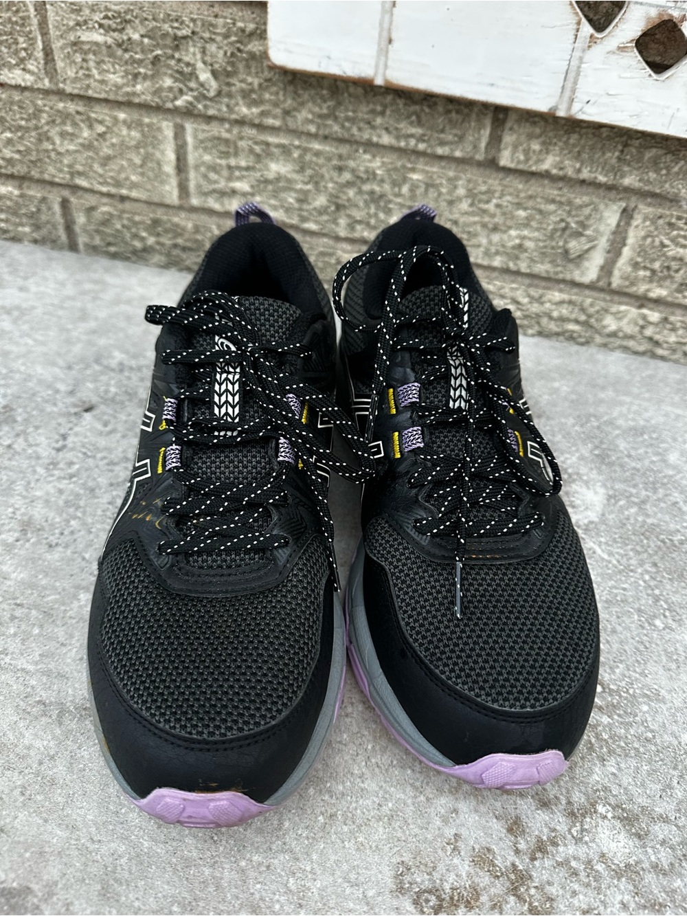 ASICS Women's Gel-Venture 8 Trail Shoes, 8.5 US Black/lavender - Picture 5 of 8